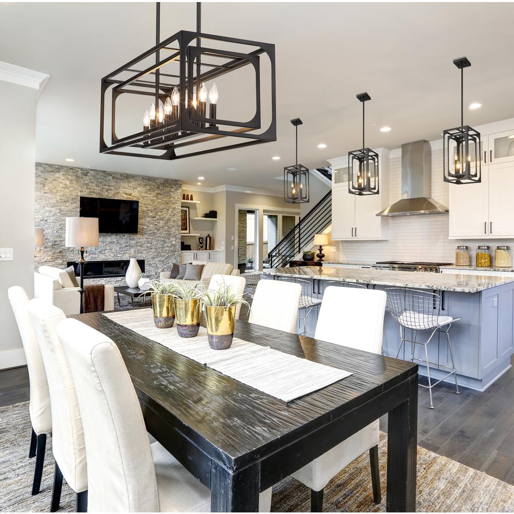 9 Light Linear Chandelier. Picture 7