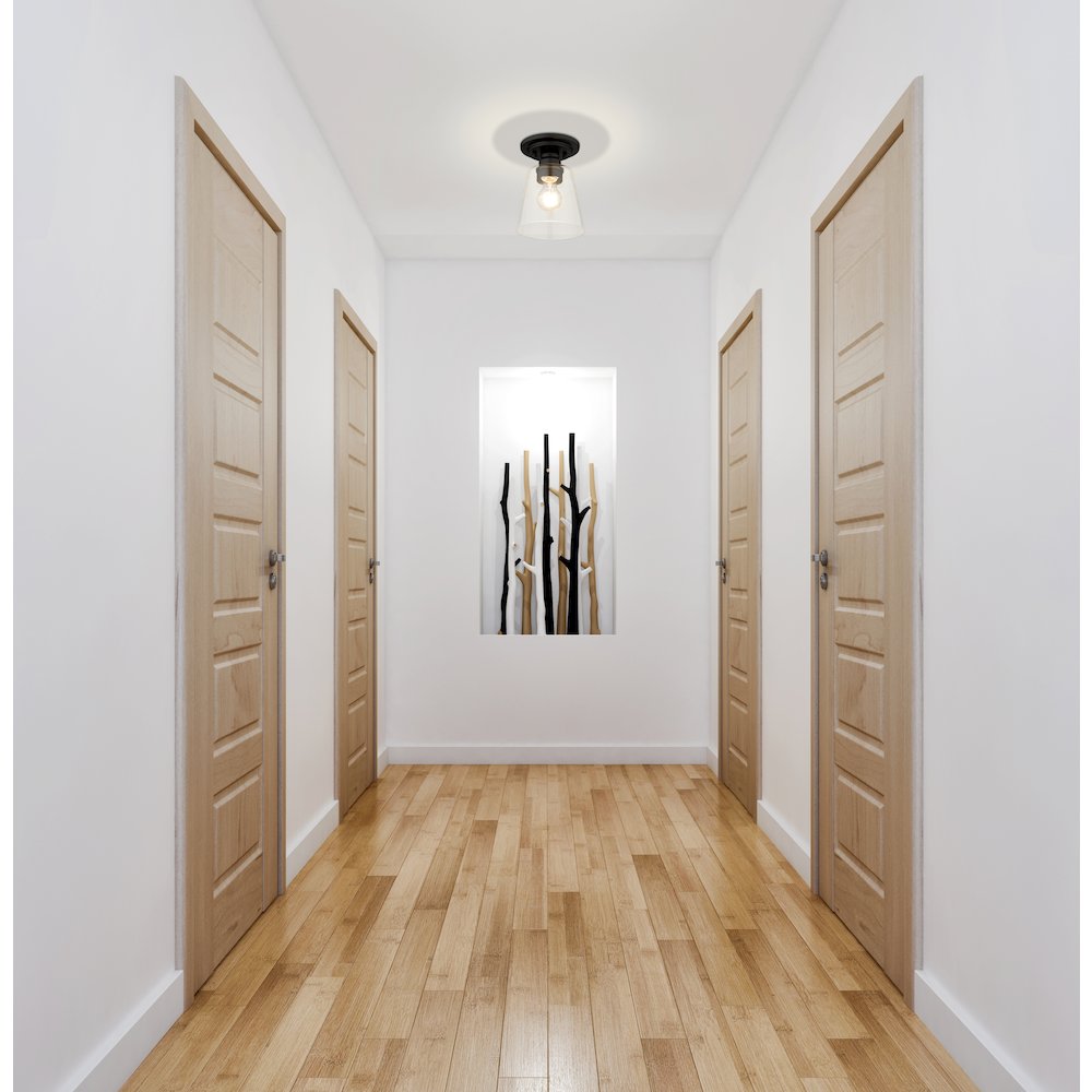 Z-Lite 1 Light Flush Mount. Picture 7