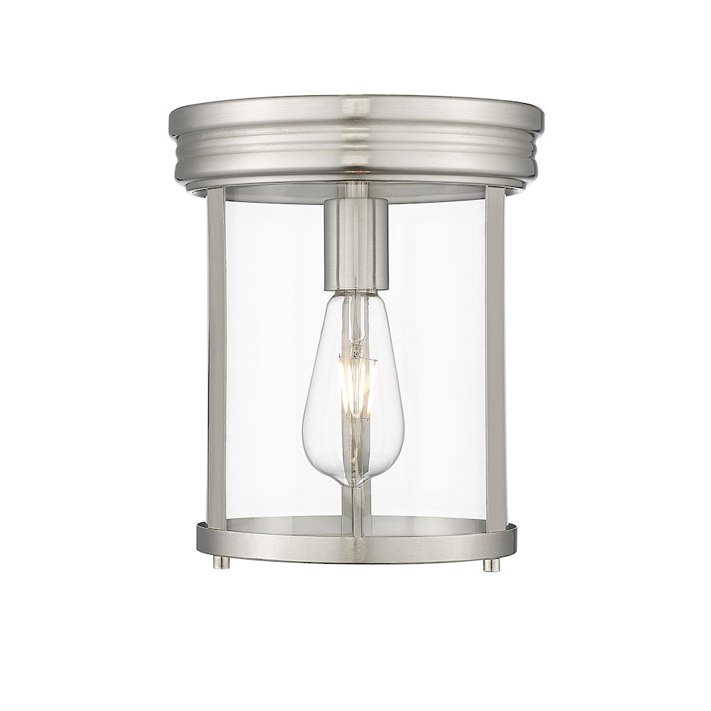 Z-Lite 1 Light Flush Mount. Picture 1