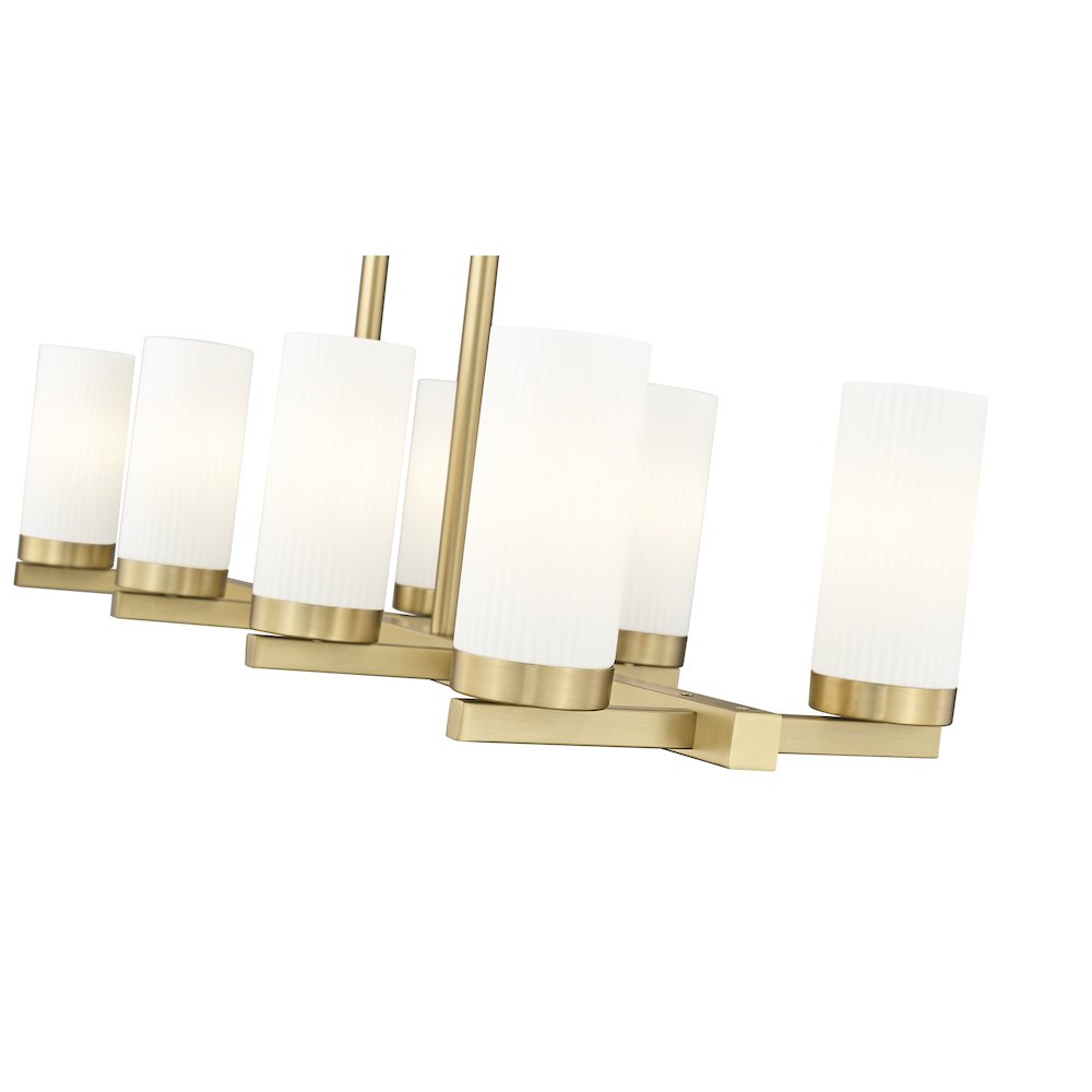 Z-Lite 8 Light Linear Chandelier. Picture 4