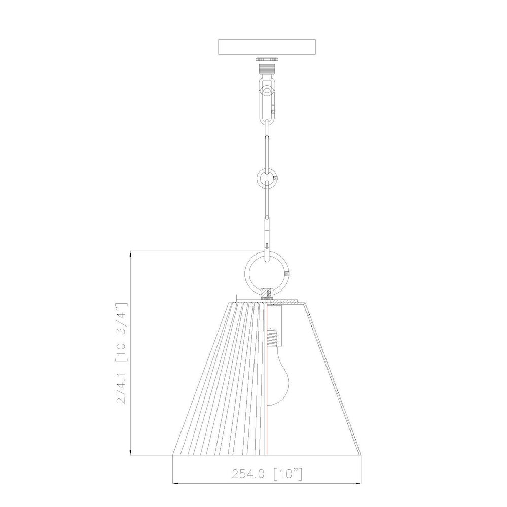 Z-Lite 1 Light Pendant. Picture 8