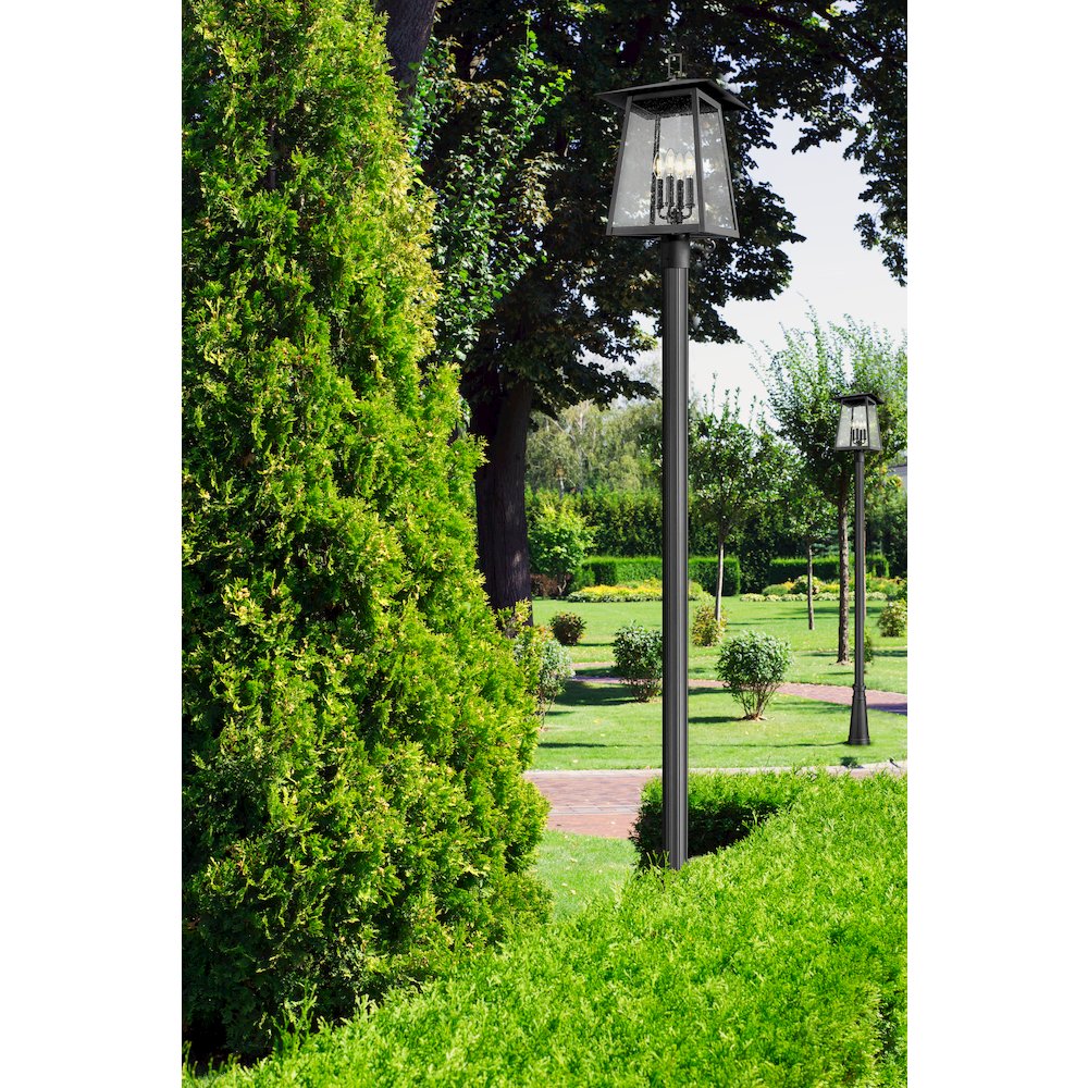 Z-Lite 4 Light Outdoor Post Mounted Fixture. Picture 7