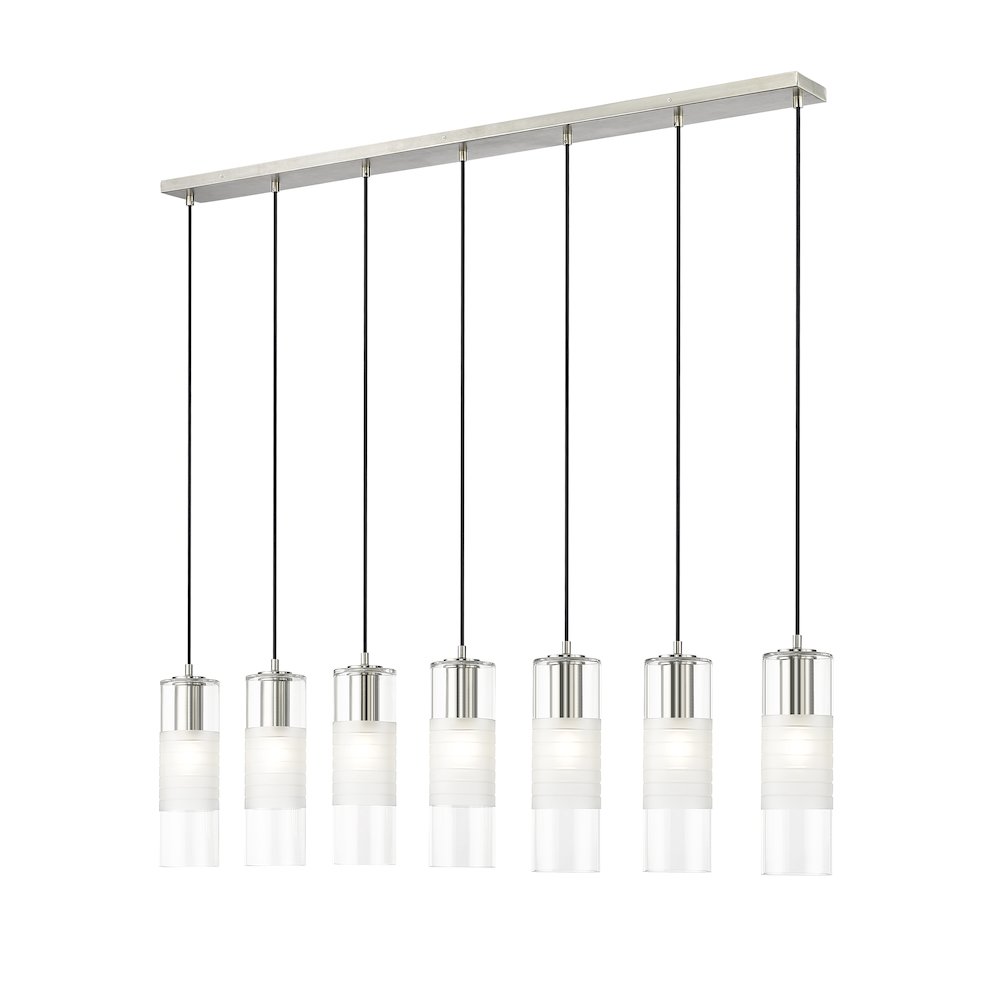 Z-Lite 7 Light Linear Chandelier. Picture 1