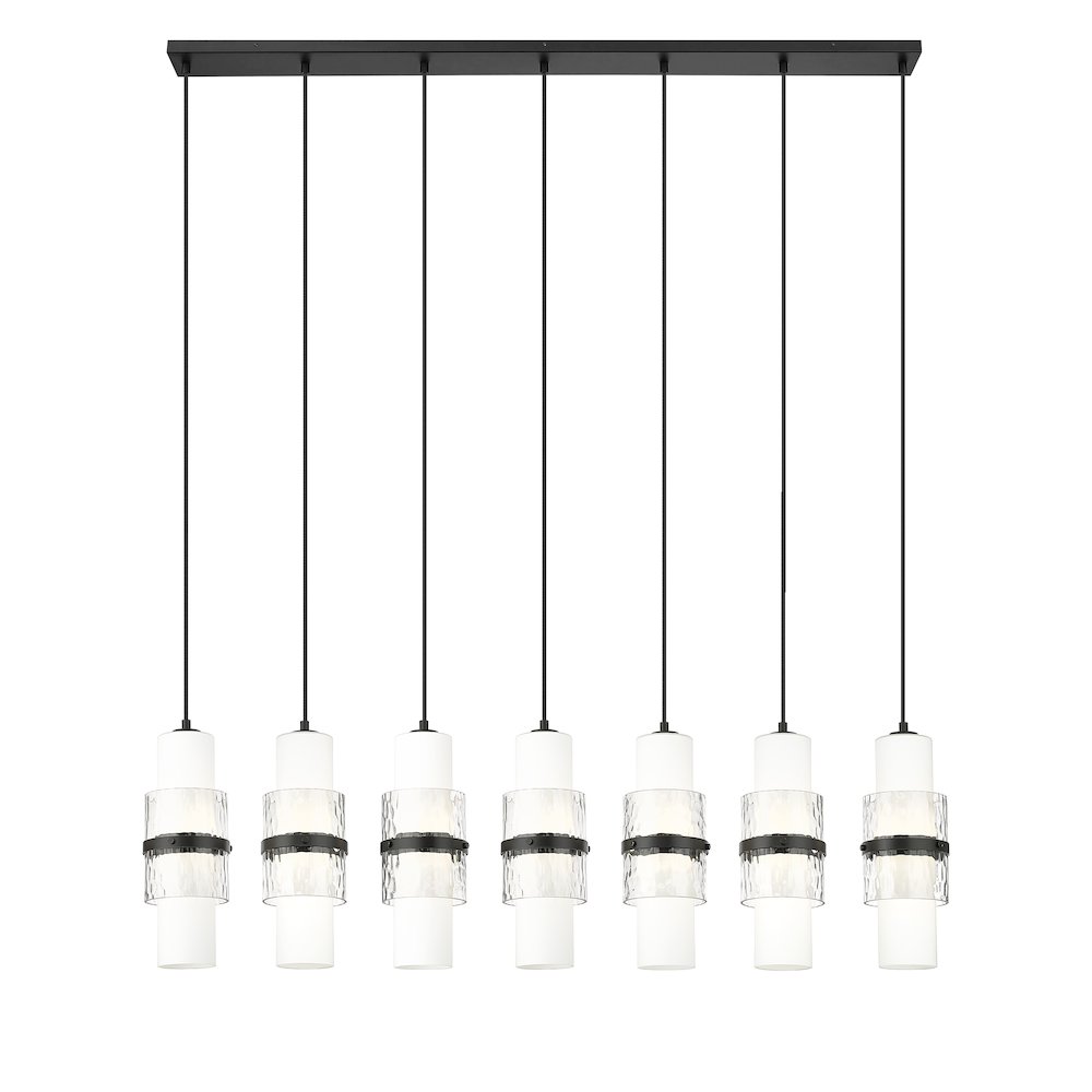 Z-Lite 7 Light Linear Chandelier. Picture 2