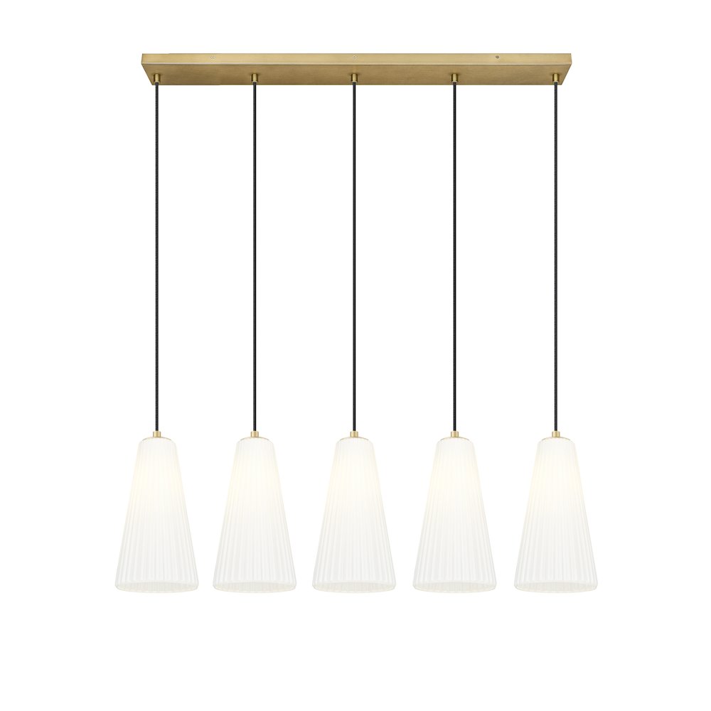 Z-Lite 5 Light Linear Chandelier. Picture 2