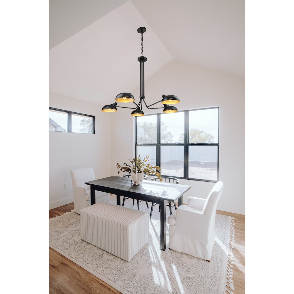Z-Lite 5 Light Chandelier. Picture 7