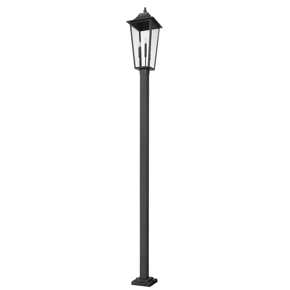 Z-Lite 3 Light Outdoor Post Mounted Fixture. Picture 5