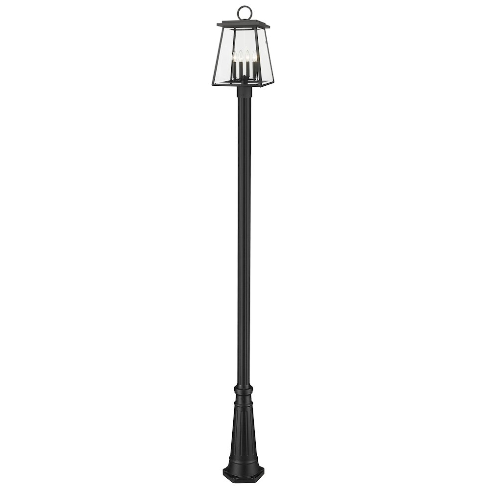 Z-Lite 4 Light Outdoor Post Mounted Fixture. Picture 2