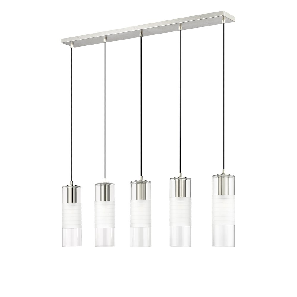 Z-Lite 5 Light Linear Chandelier. Picture 5