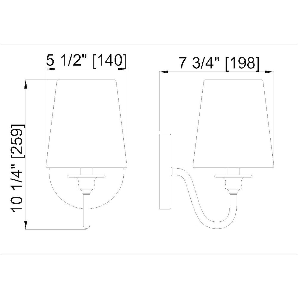 Z-Lite 1 Light Wall Sconce. Picture 8