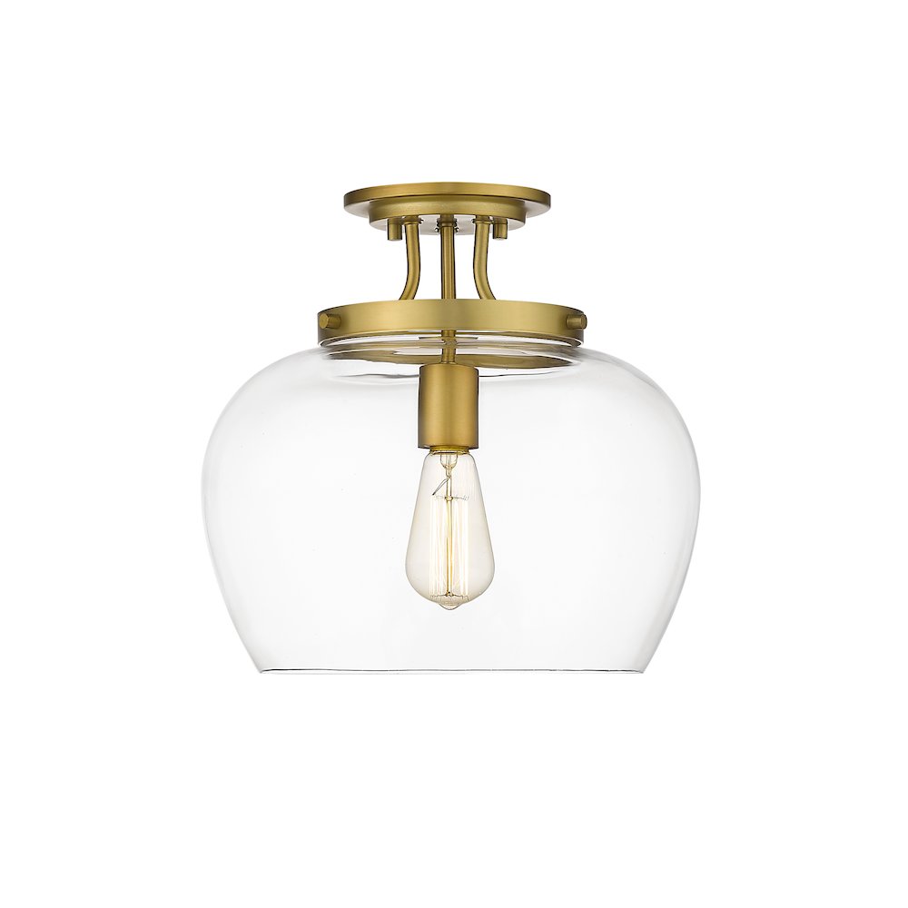 Z-Lite 1 Light Semi Flush Mount. Picture 2