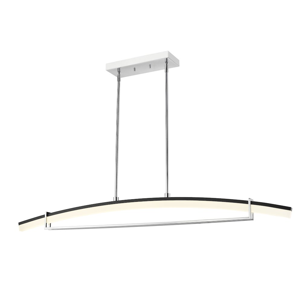 Z-Lite 1 Light Linear Chandelier. Picture 1