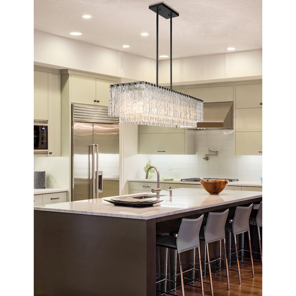 Z-Lite 7 Light Linear Chandelier. Picture 6