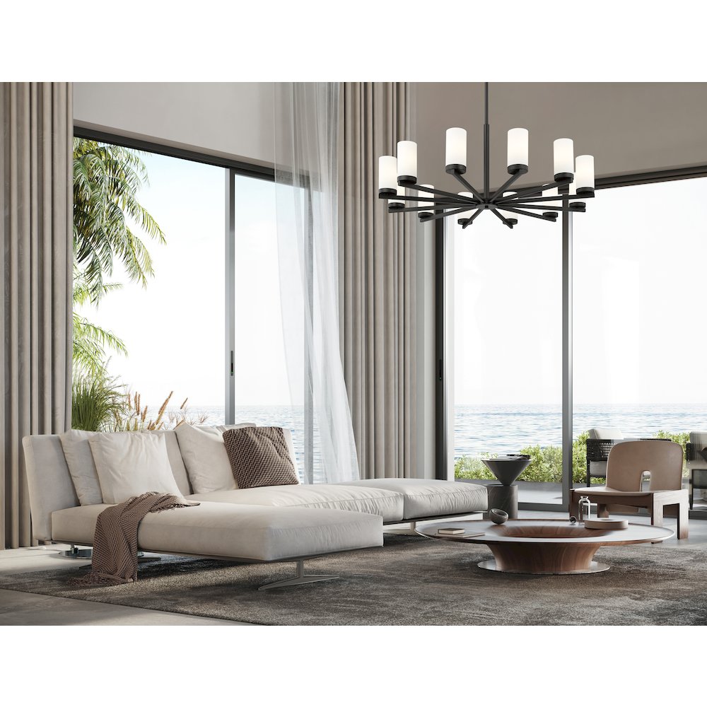 12 Light Chandelier. Picture 5