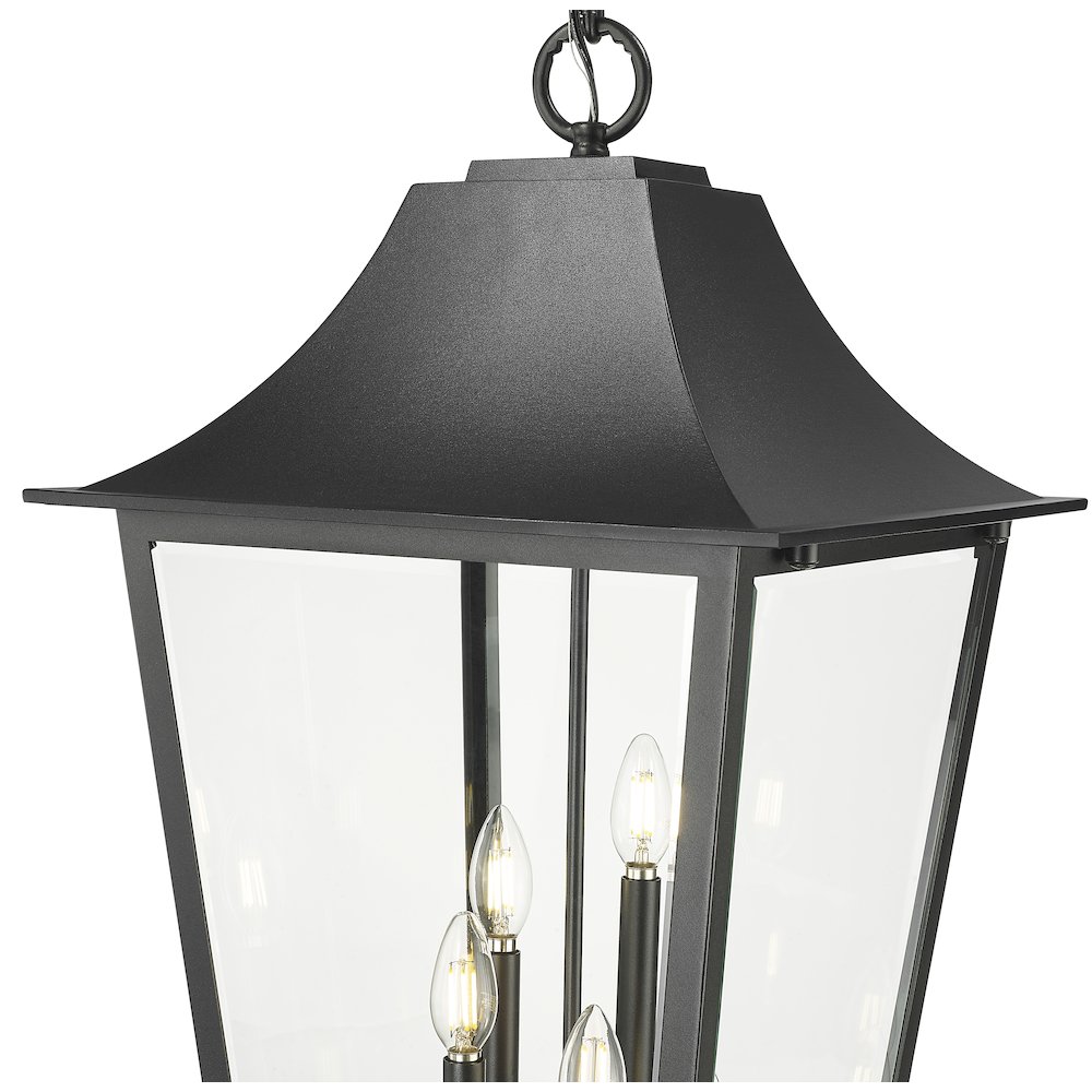 Z-Lite 5 Light Outdoor Chain Mount Ceiling Fixture. Picture 4