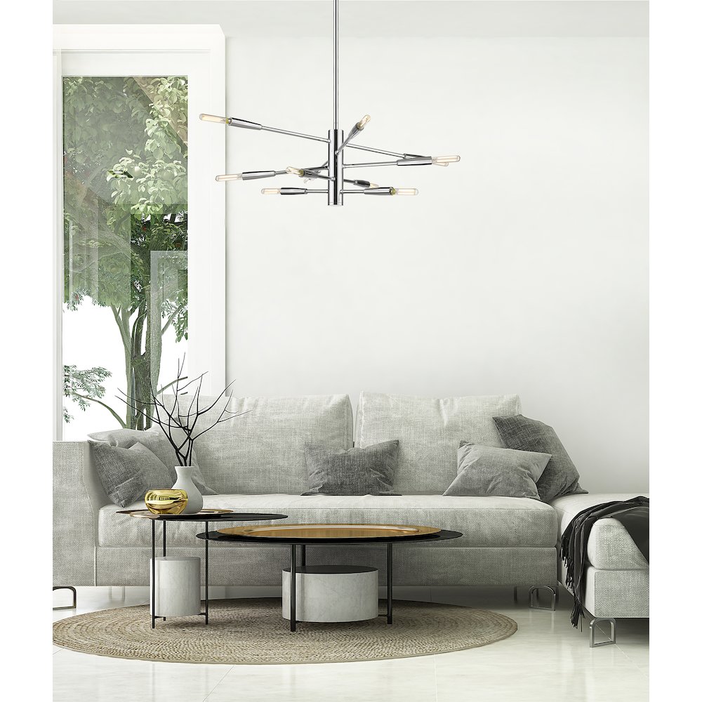 Z-Lite 10 Light Chandelier. Picture 6