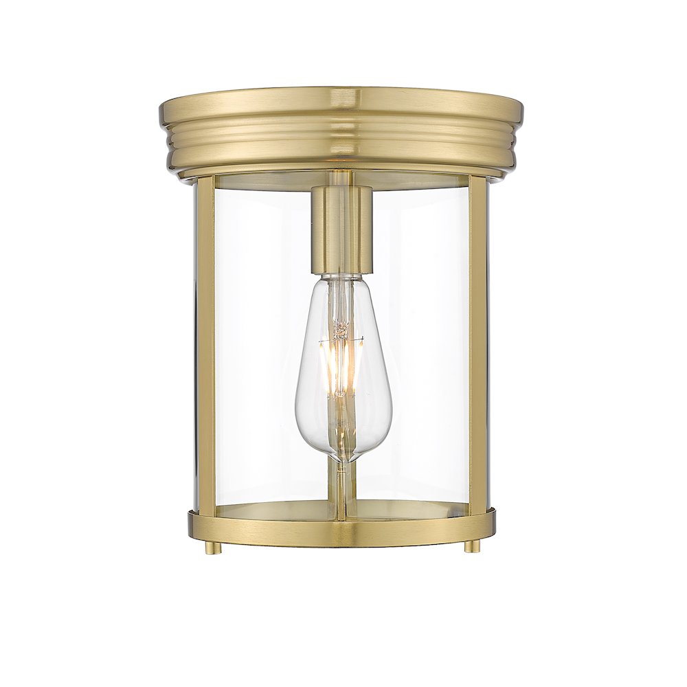 Z-Lite 1 Light Flush Mount. Picture 1