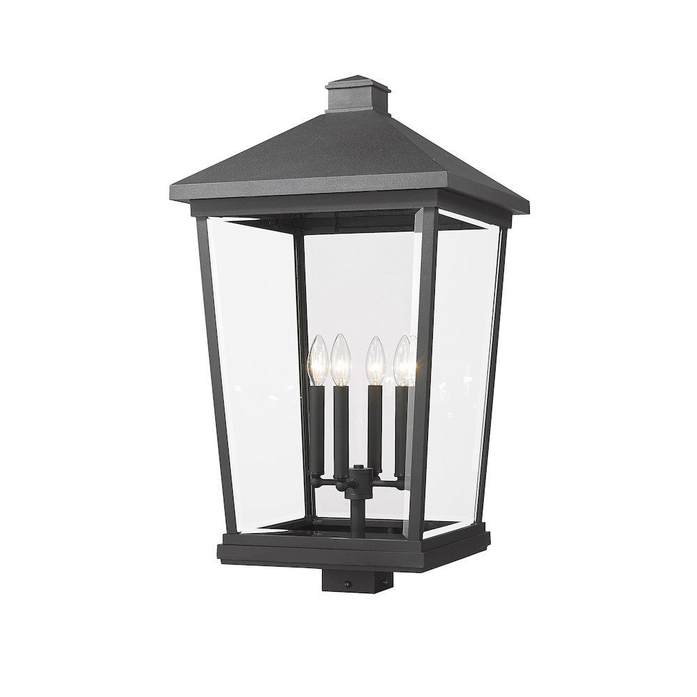Z-Lite 4 Light Outdoor Post Mount Fixture. Picture 1