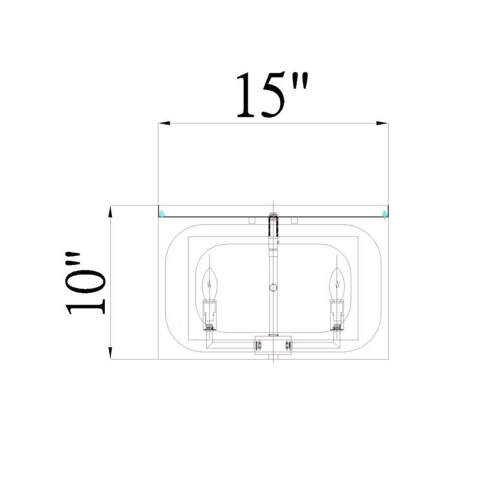 Z-Lite 4 Light Flush Mount. Picture 8