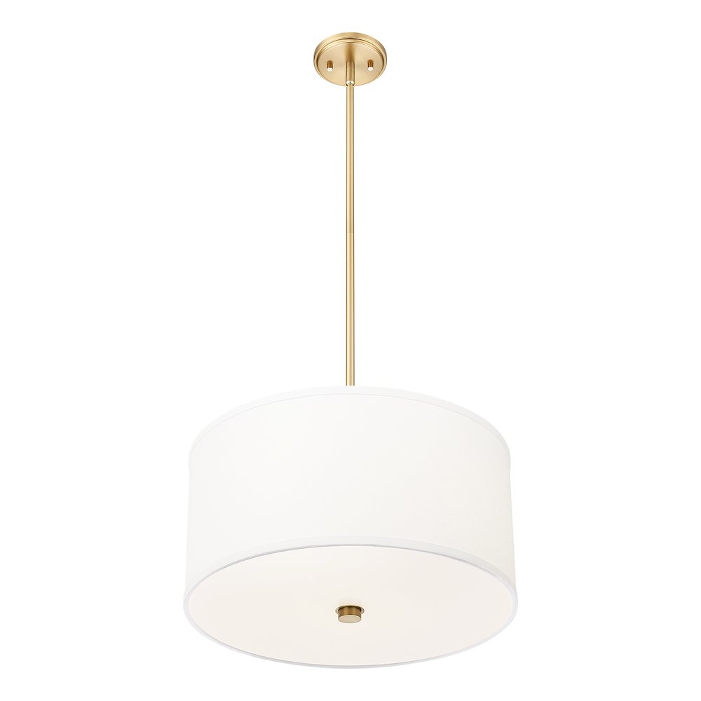 Z-Lite 1 Light Pendant, Modern Gold. Picture 3