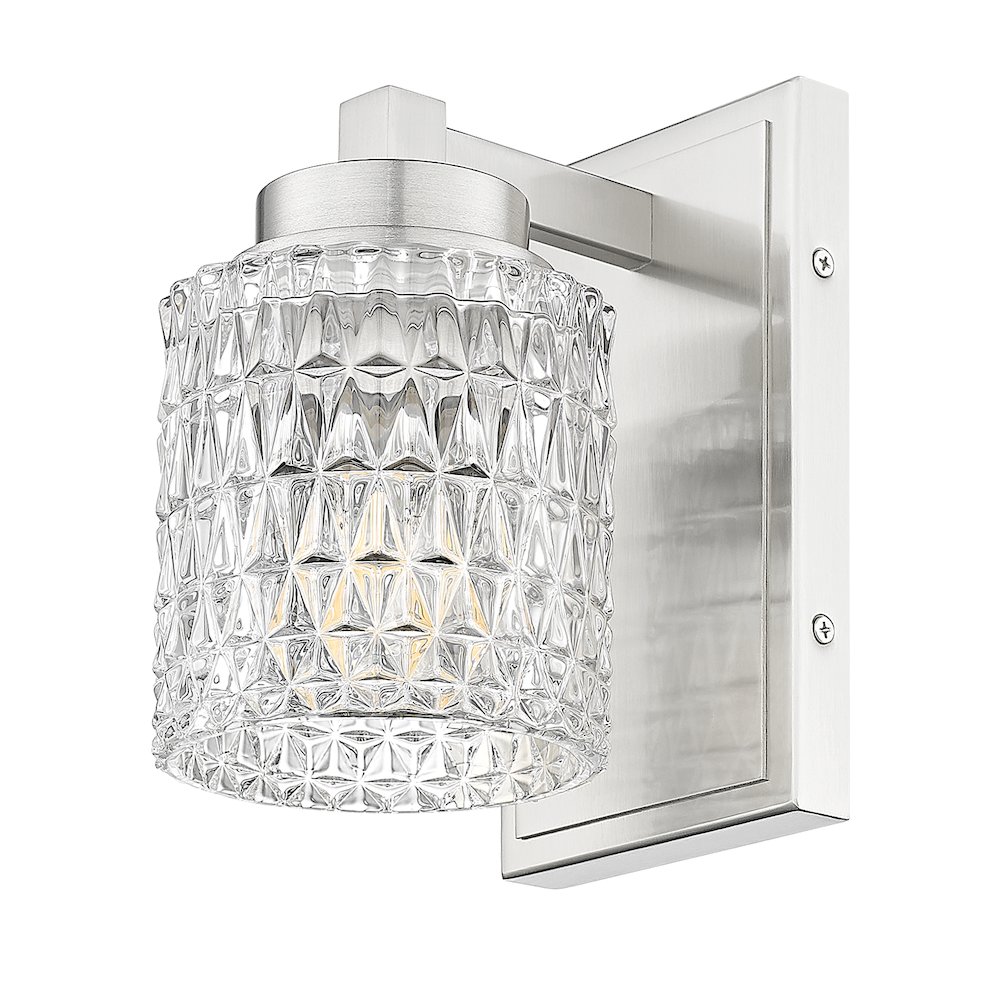 Z-Lite 1 Light Wall Sconce, Brushed Nickel. Picture 7