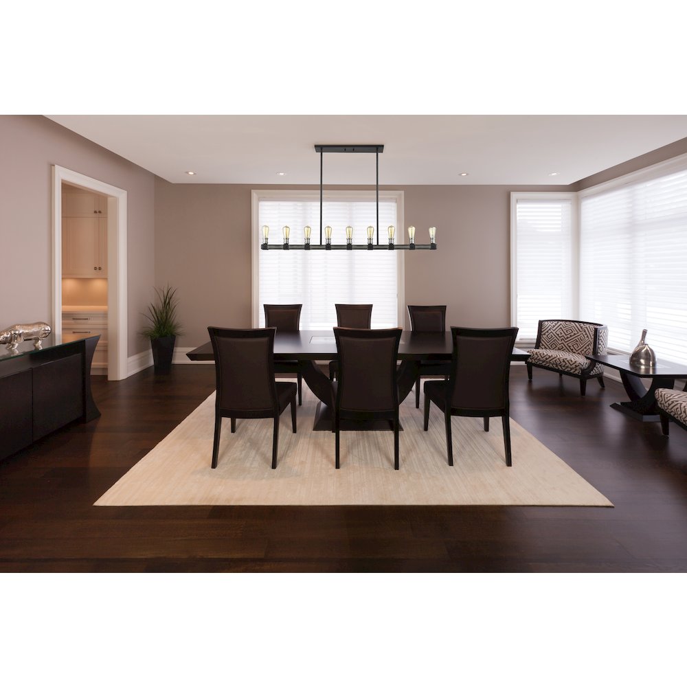 Z-Lite 9 Light Linear Chandelier. Picture 6