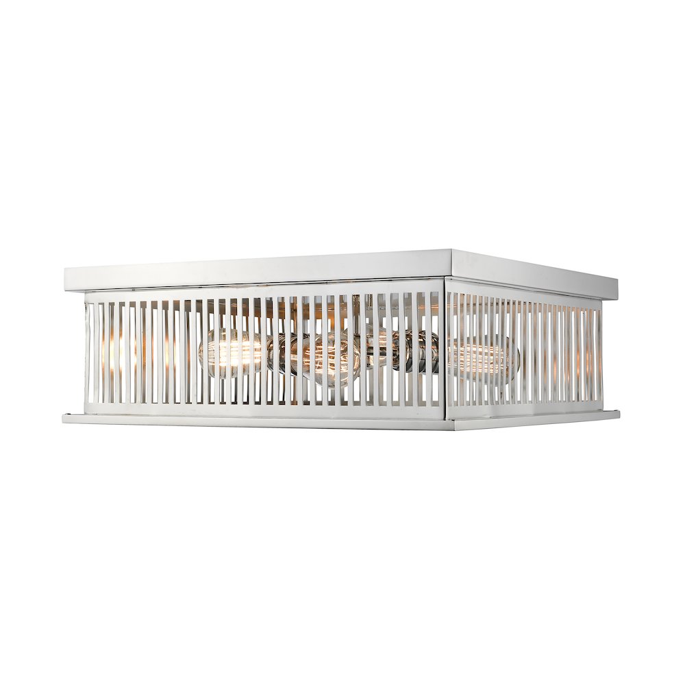 Z-Lite 4 Light Flush Mount. Picture 3