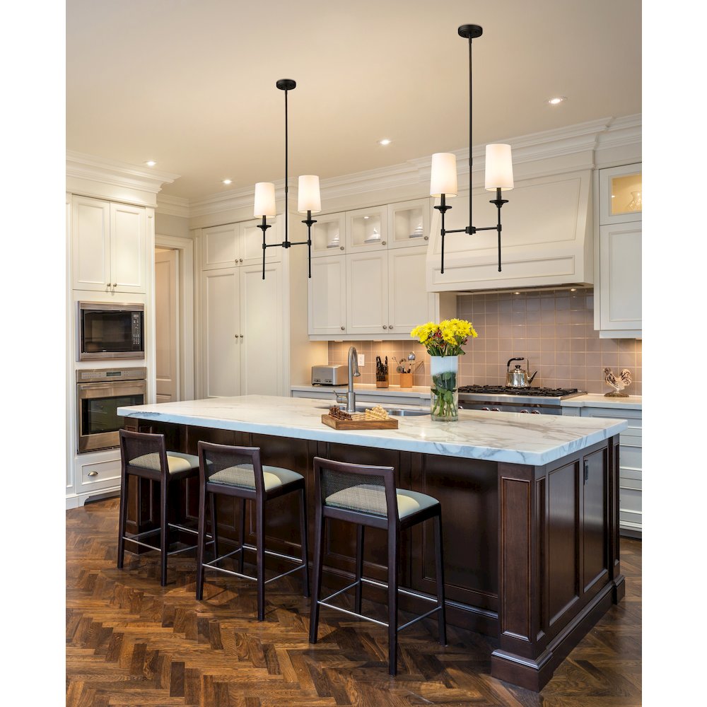Z-Lite 2 Light Linear Chandelier. Picture 6