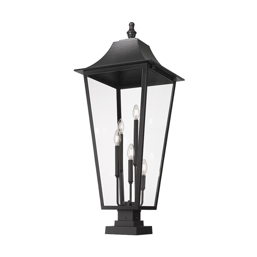 Z-Lite 5 Light Outdoor Pier Mounted Fixture. Picture 2