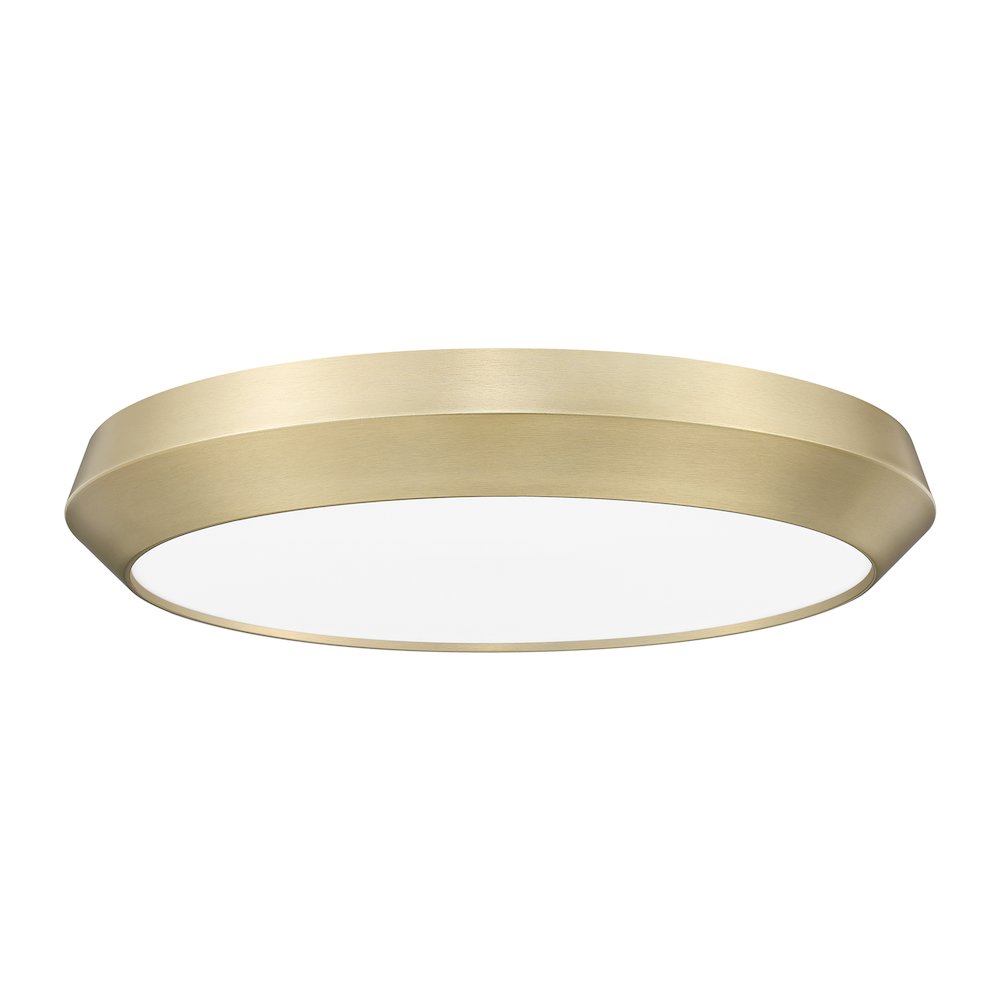 Z-Lite 1 Light Flush Mount, Modern Gold. Picture 7