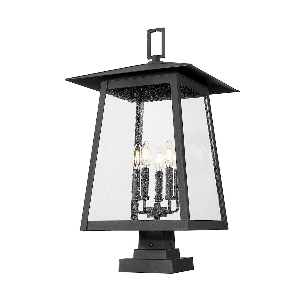 Z-Lite 5 Light Outdoor Pier Mounted Fixture. Picture 2