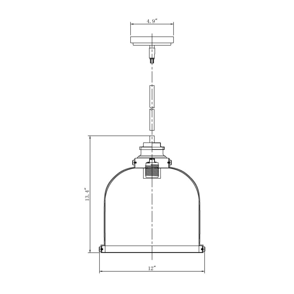 1 Light Pendant. Picture 6