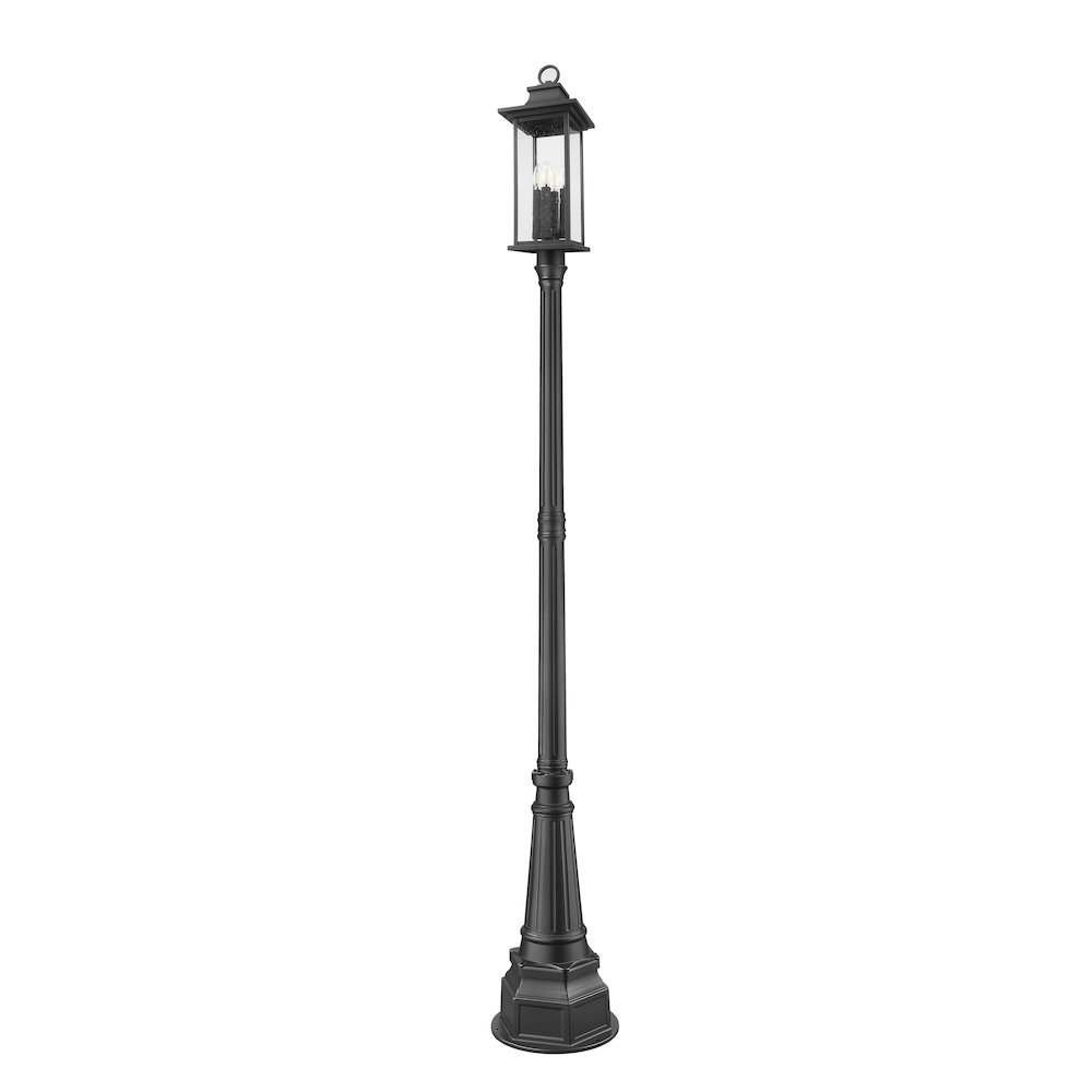Z-Lite 4 Light Outdoor Post Mounted Fixture. Picture 5