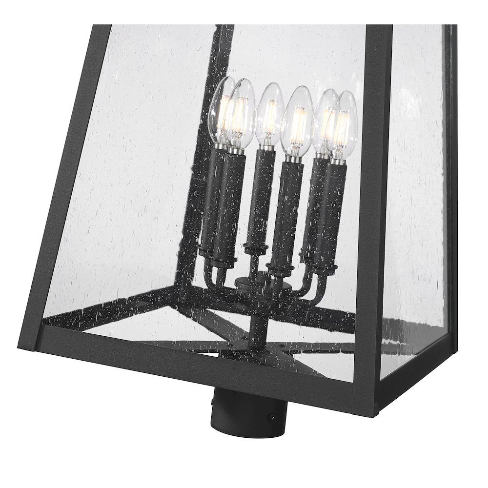 Z-Lite 6 Light Outdoor Post Mount Fixture. Picture 4