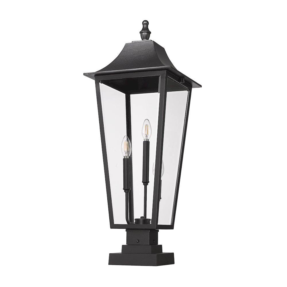 Z-Lite 3 Light Outdoor Pier Mounted Fixture. Picture 5