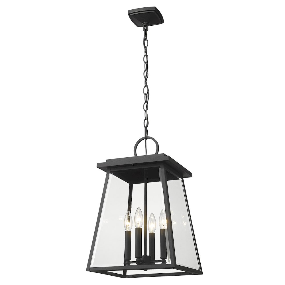 Z-Lite 4 Light Outdoor Chain Mount Ceiling Fixture. Picture 3