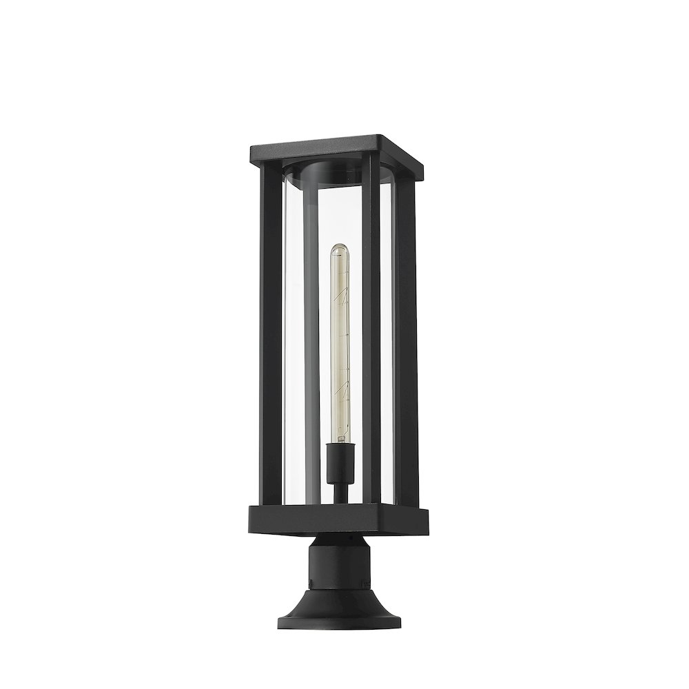 Z-Lite 1 Light Outdoor Pier Mounted Fixture. Picture 5