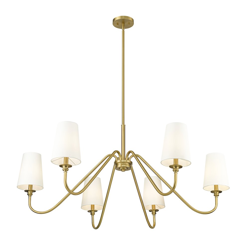 Z-Lite 6 Light Chandelier. Picture 3