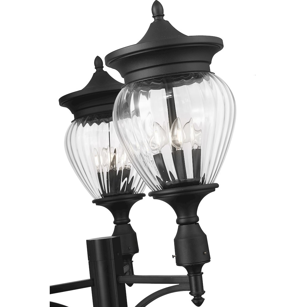 Z-Lite 4 Light Outdoor Post Mounted Fixture. Picture 4