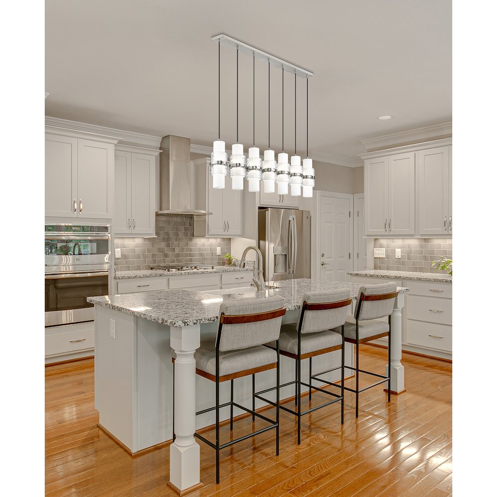Z-Lite 7 Light Linear Chandelier. Picture 6
