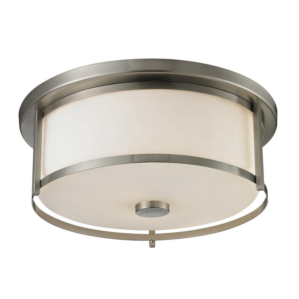 Z-Lite 3 Light Flush Mount. Picture 1