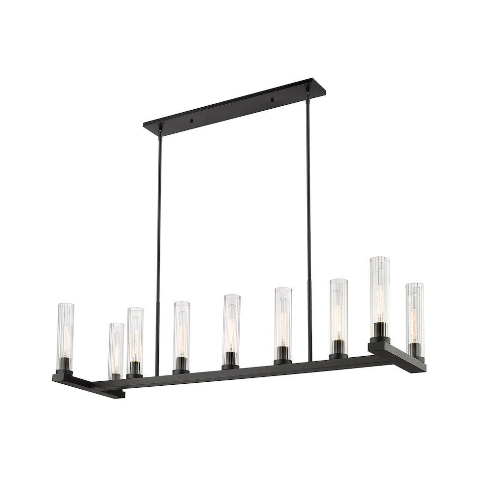 Z-Lite 9 Light Linear Chandelier. Picture 1