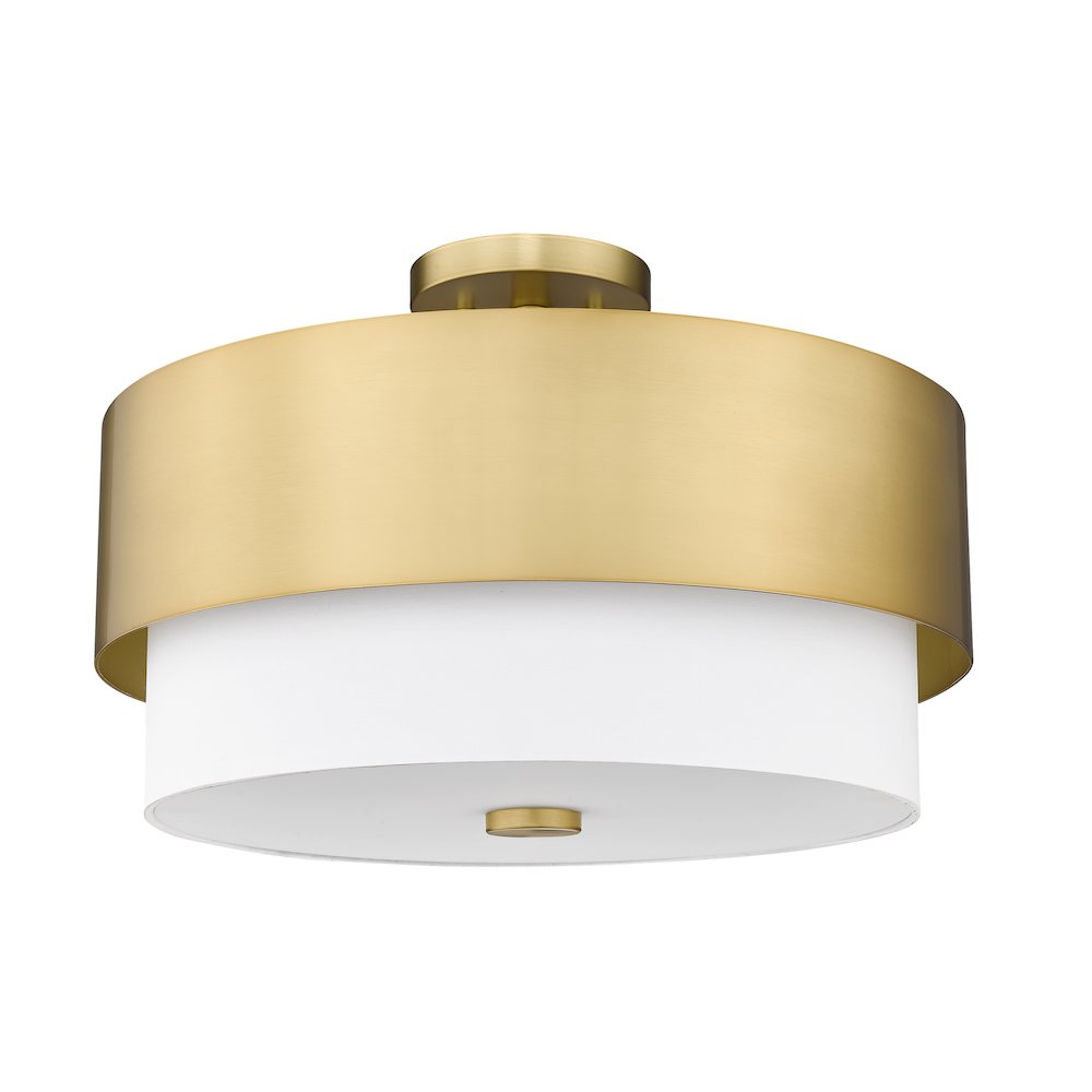 Z-Lite 3 Light Semi Flush Mount. Picture 5