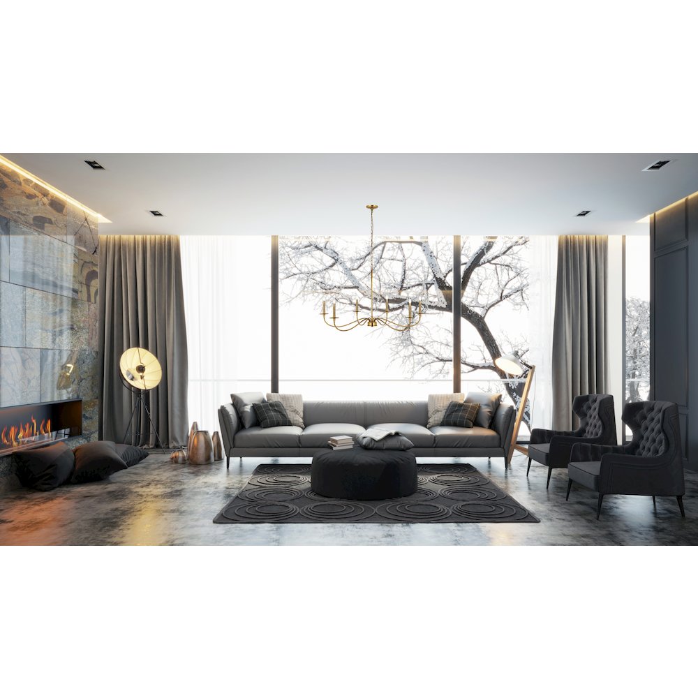 Z-Lite 6 Light Chandelier. Picture 5
