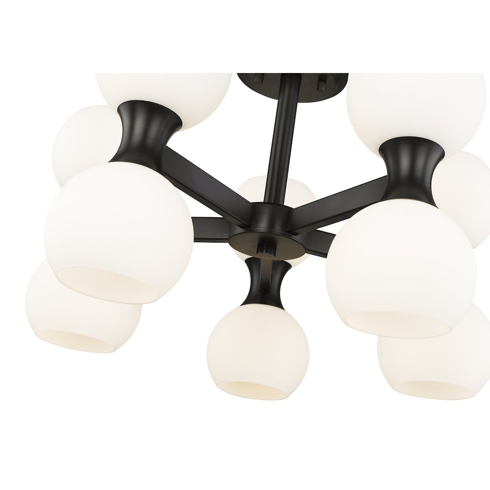 Z-Lite 10 Light Semi Flush Mount. Picture 4