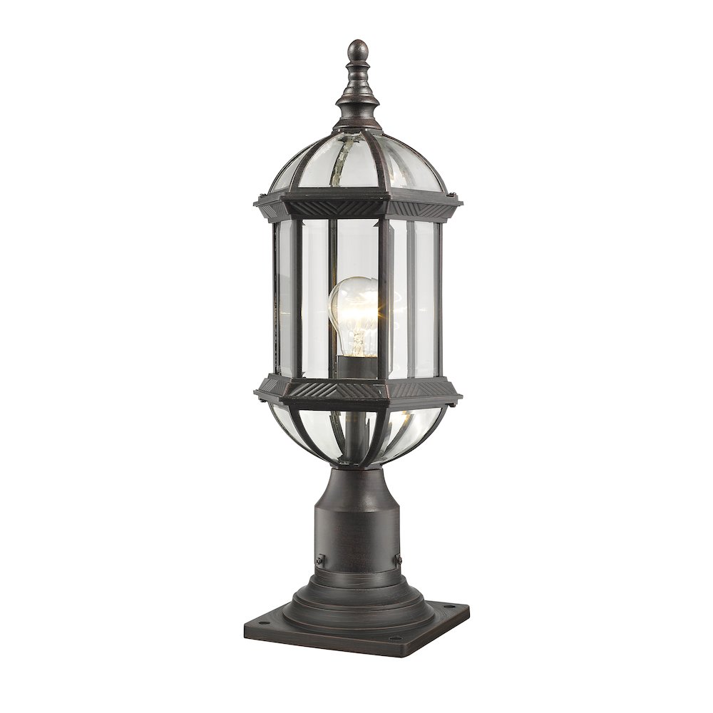 Z-Lite 1 Light Outdoor Pier Mounted Fixture. Picture 1