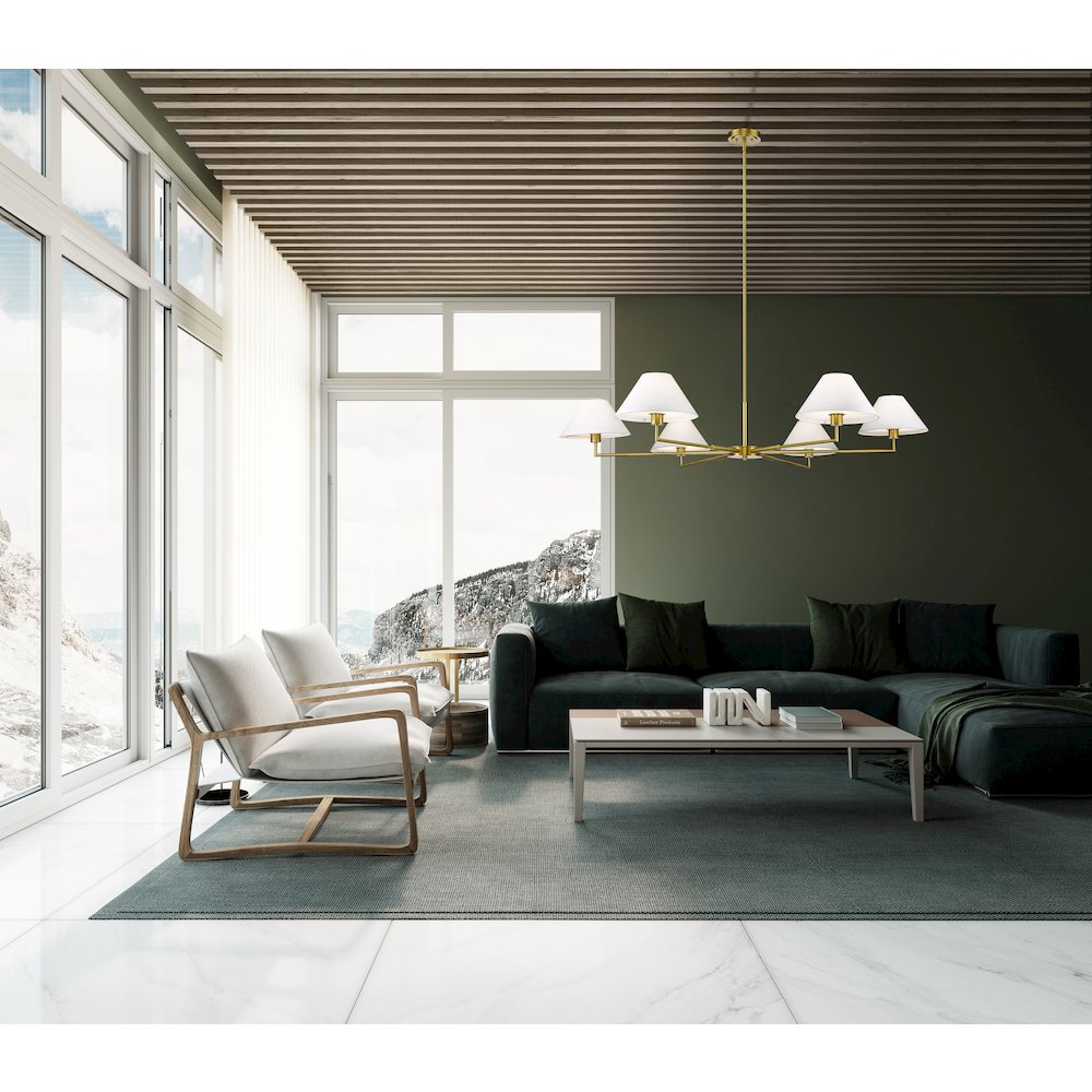 Z-Lite 6 Light Chandelier. Picture 6