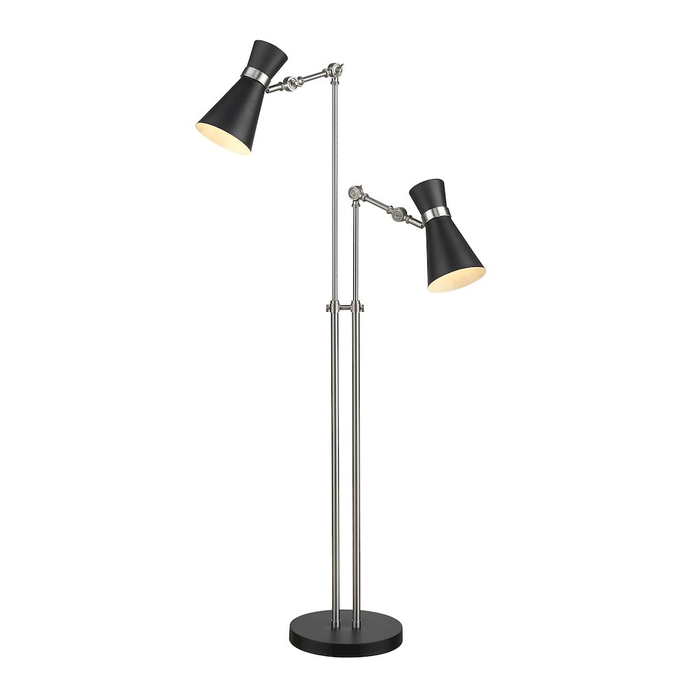 Z-Lite 2 Light Floor Lamp. Picture 1