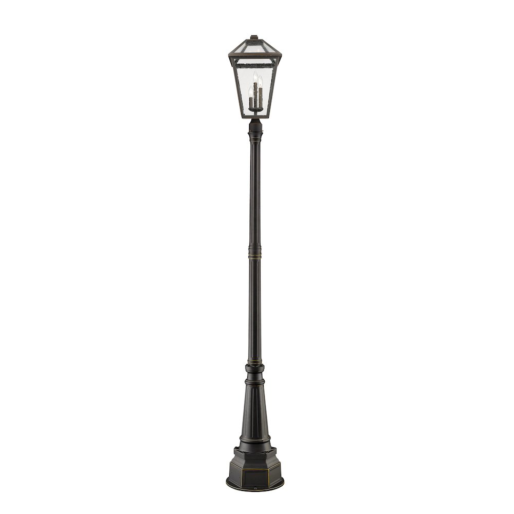 Z-Lite 3 Light Outdoor Post Mounted Fixture. Picture 2