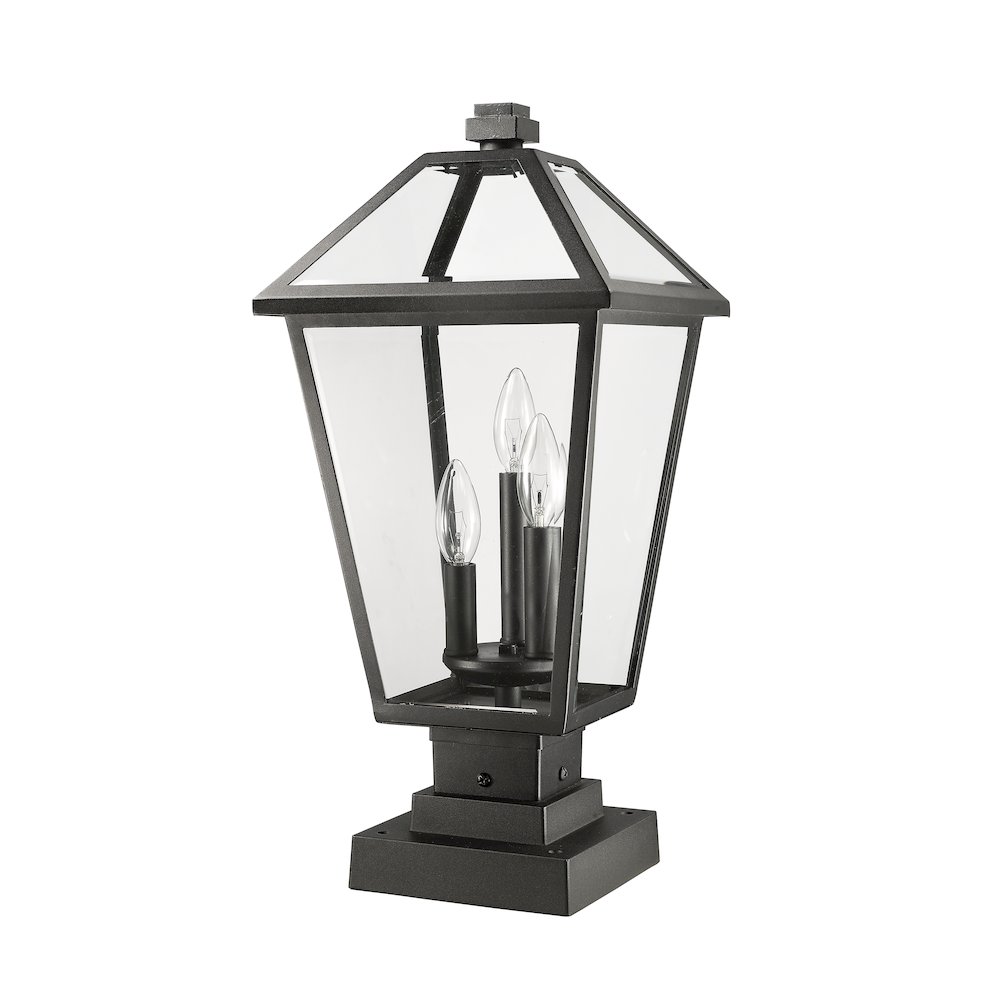 Z-Lite 3 Light Outdoor Pier Mounted Fixture. Picture 5